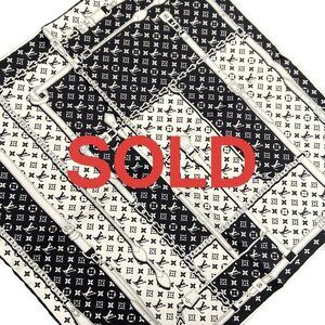 LOUIS VUITTON Carre Bandana Monogram Confidential Noir Others 422-052725